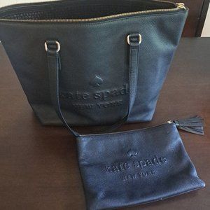 Kate Spade Tote with Zipper Clutch - Used (with Care)